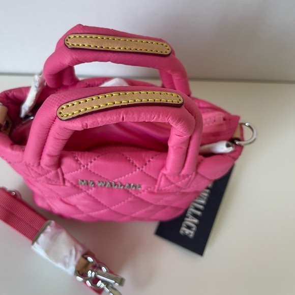 MZ Wallace Petite Metro Tote Deluxe in 🦩 Flamingo